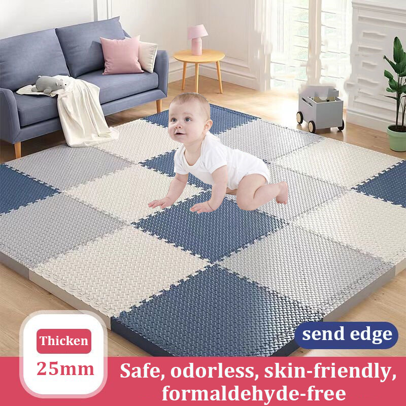 Puzzle Play Mat para Crianças, Soft Surface Play Mats para o bebê, Segurança Crawling Rug, Espessura de 2,5 cm