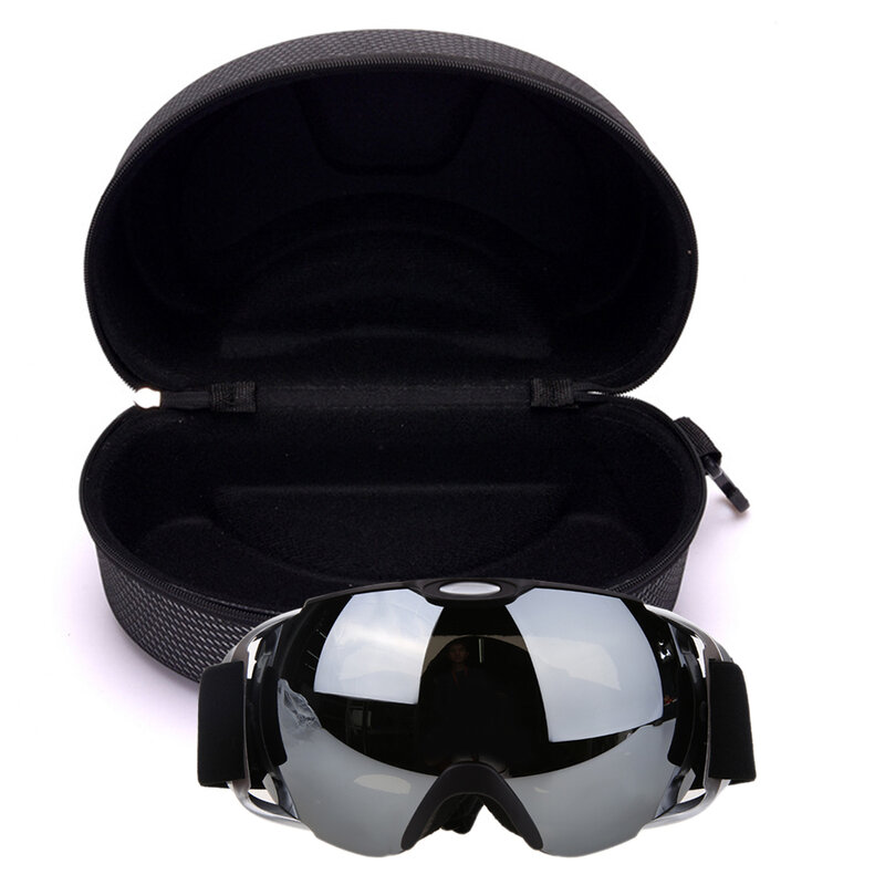 صندوق تخزين سفر إيفا لنظارات التزلج ، حقيبة حمل بسحاب ، منظم على الجليد