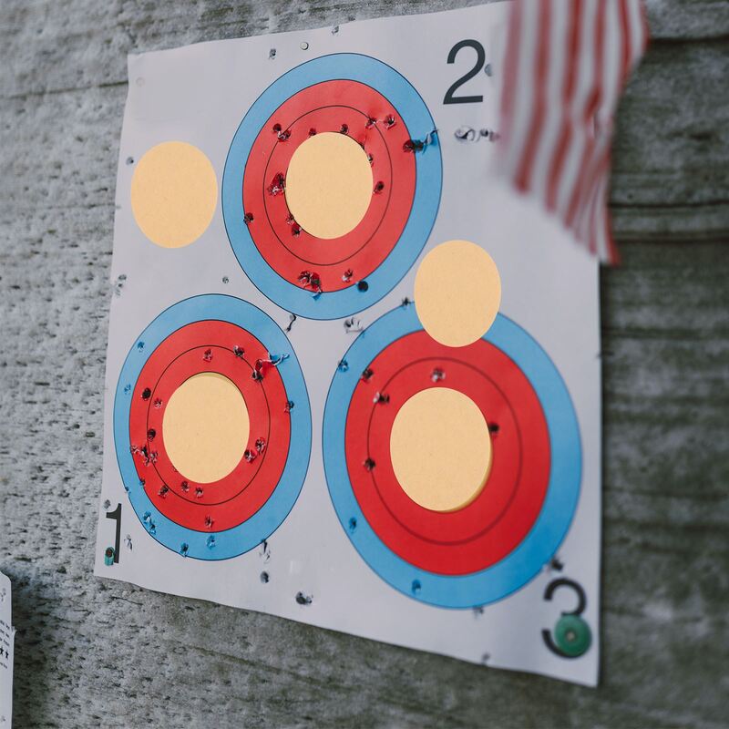 1 Roll Target Repair Pasters Target Board Repair Shooting Practice gesso circolare etichette bersaglio autoadesive strumenti di ripresa