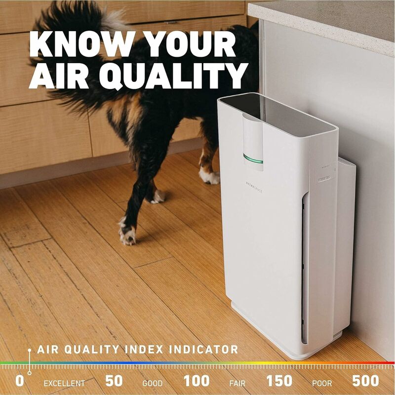 Purificadores de aire inteligentes HATHASPACE para el hogar, habitaciones grandes, HSP002, purificador de aire HEPA verdadero, limpiador y filtro