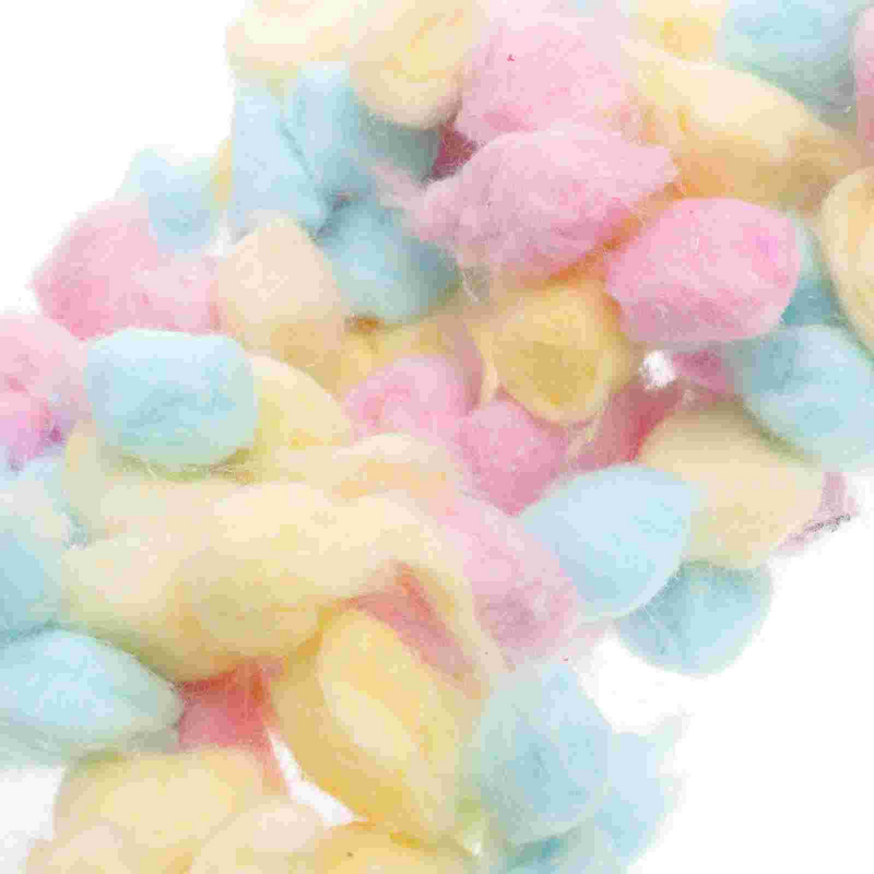1 Packung Fuzzy-Bälle zum Basteln Neugeborenes Gesicht waschen Fuzzy-Bälle zum Basteln kleine farbige Fuzzy-Bälle zum Basteln
