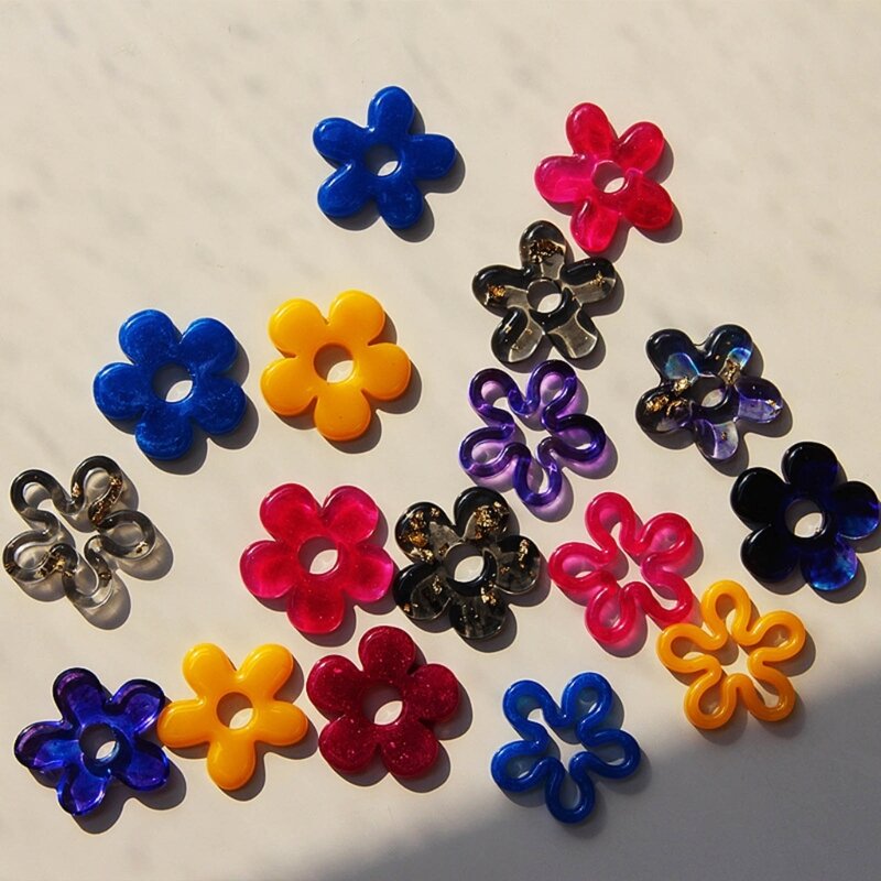 Хрустальный цветок, подвеска, силиконовая форма для DIY ожерелья, ювелирных изделий, изготовление изысканных цветочных подвесок