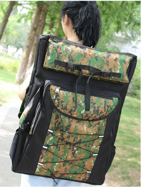 Камуфляжная модная художественная сумка A2, художественное портфель, женский рюкзак для рисования 4K, сумка для художественных принадлежностей 64*46 см