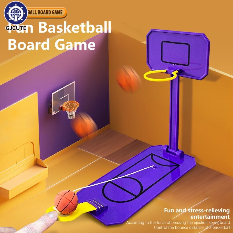 Jouet de tir de basket-ball du bout des doigts, mini jeu de société de bureau, jeux de sport interactifs parent-enfant, jouets d'instituts soulignés pour enfants