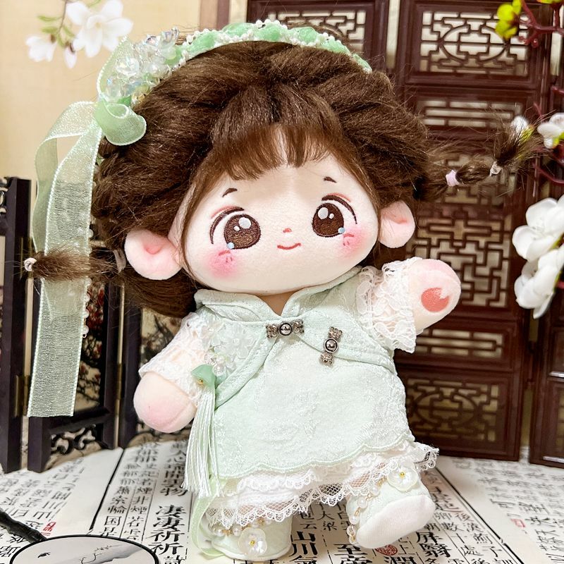 10cm, 20cm, baby clothes, ancient style clothing, Hanfu, qipao, attribute free cotton doll clothing, doll wearing