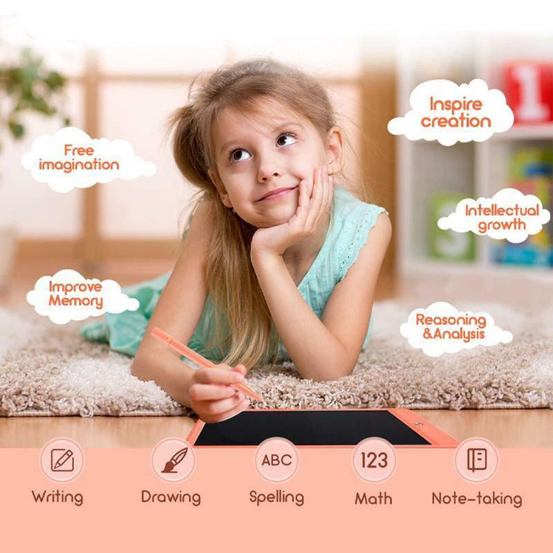 Drawing Board For Kids LCD Battery Powered Kids Writing Board Waterproof Writing Tablet Early Educational Toys Doodle Pad For