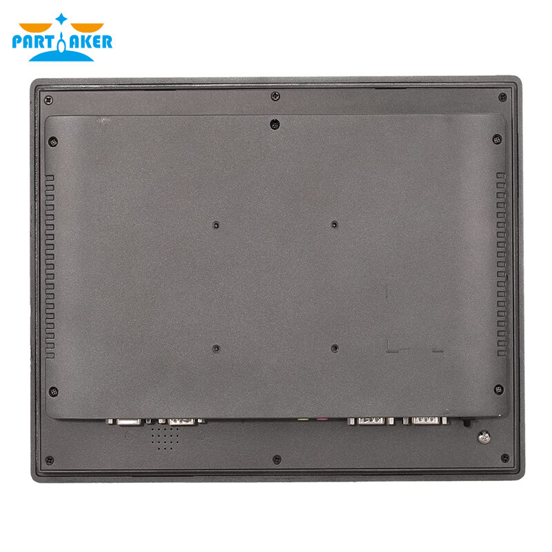 Panel Industrial TFT de 12,1 pulgadas para PC, pantalla táctil capacitiva proyectada de 10 puntos, Intel J1800, J1900, i5, Panel frontal IP65, VGA sin ventilador
