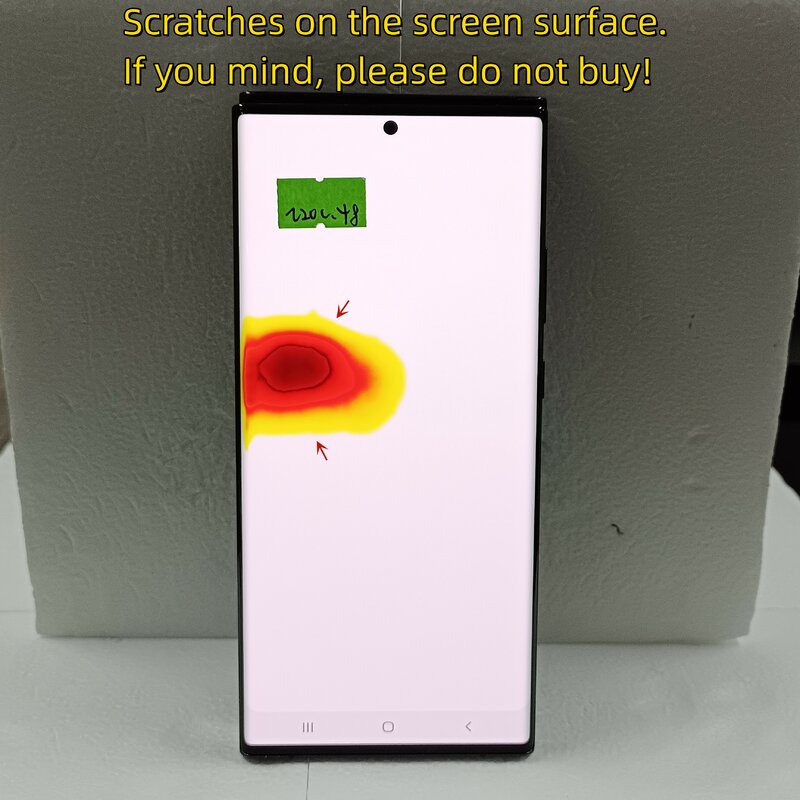 100% originale 6.9 ''AMOLED LCD per Samsung Galaxy Note20 Ultra 5G Display LCD Touch Screen Digitizer per Note 20 Ultra N985F N986B