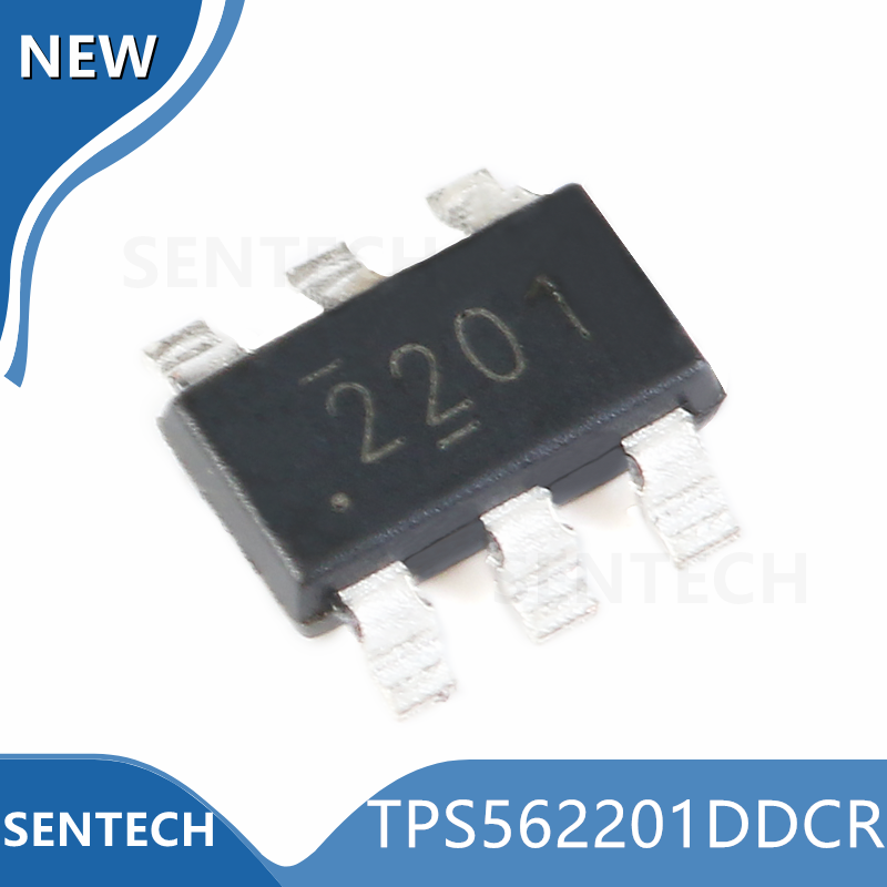 10Pcs/Lot New Original TPS562201DDCR SOT23-6（2201）2A Output Current, Synchronous Buck Converter