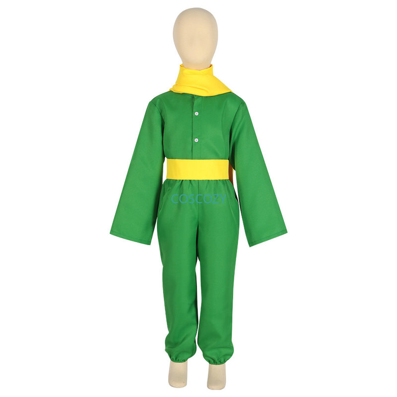 Anime The Little Small Prince Green Cosplay Costume Wig Halloween Carnival Outfits  Adults Kids Boys New Carnival Birthday Gift