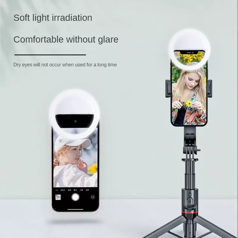 Anillo de luz Led con carga USB para teléfono móvil, lámpara de Selfie para IPhone, Samsung, Xiaomi