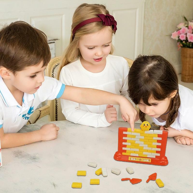 Zabawki do układania w stosy przenośne Mini klocki do układania Push-interaktywne edukacyjne wielofunkcyjne zabawki wczesny rozwój