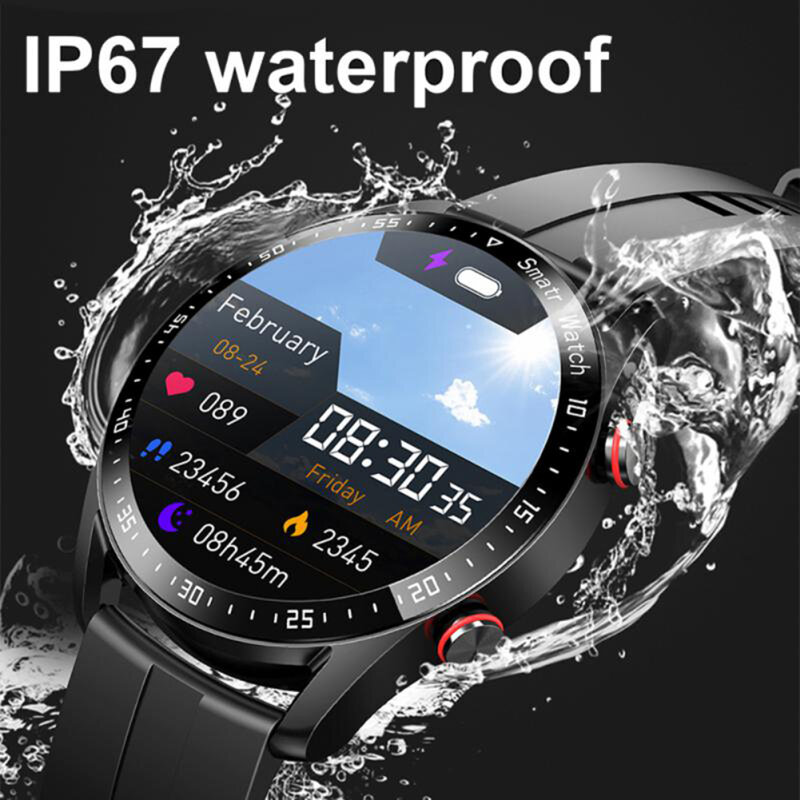 HW20 Bluetooth Call Smart Watch Men Women ECG PPG Smartwatch wodoodporny sportowy wiadomość z przypomnieniem wykrywania pomiar tętna w czasie spania nowość