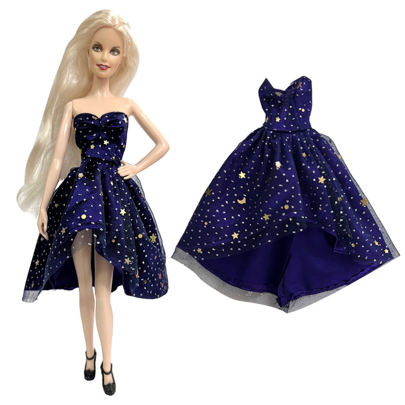 NK-minivestido de moda oficial para mujer, traje de fiesta, ropa moderna para muñeca Barbie, accesorios de juguete para casa de muñecas JJ, 1 unidad