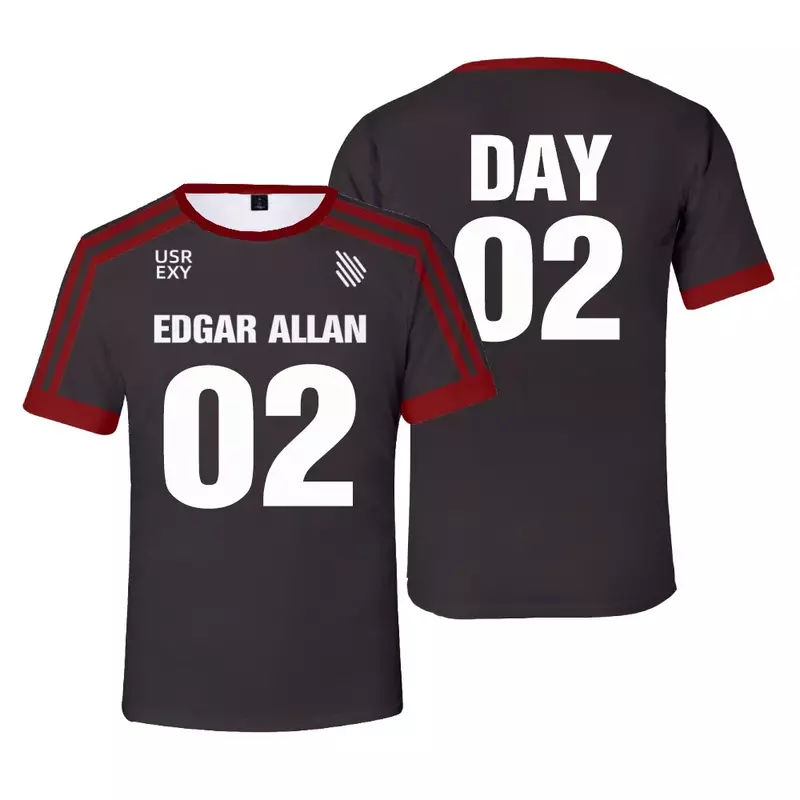 Nowa koszulka Cosplay MORIYAMA KNOX Allan Ravens koszulka z motywem Lacrosse 3D dla mężczyzn i kobiet ubrania dla dzieci