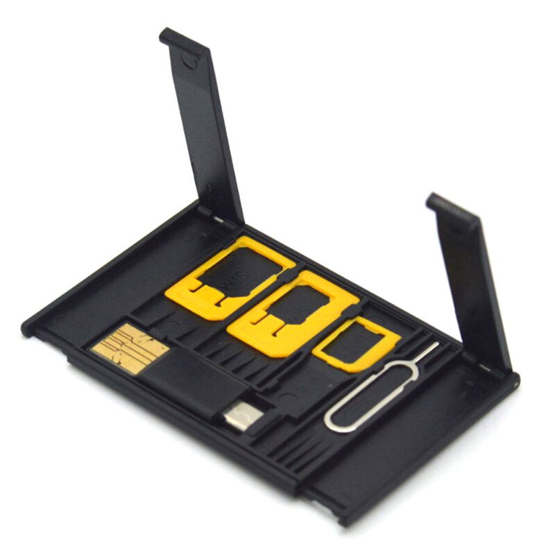Набор адаптеров для SIM-карт, тонкий держатель для SIM-карты, с устройством для чтения TF-карт и лотком для SIM-карт
