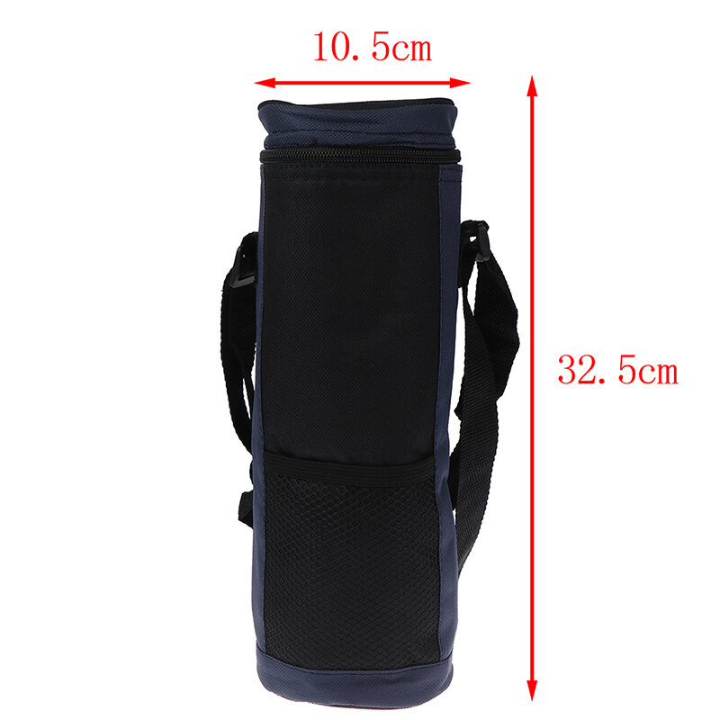 Water Bottle Cooler Tote Bag High Capacity Insulated Cooler Bag Outdoor Traveling Camping Hiking Universal Water Bottle Pouch