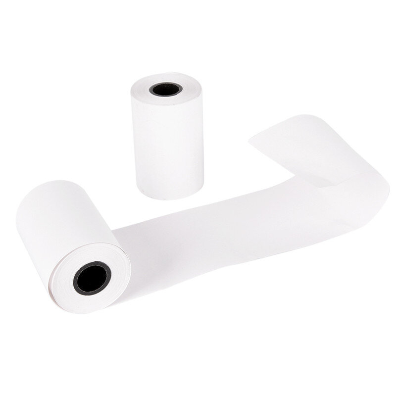 Rollo de papel térmico de impresión, accesorio de repuesto de punto de venta móvil, 57x40mm, 4 metros de longitud, 1 piezas