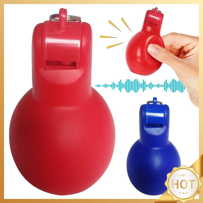 Hand Squeeze Whistle para interior e exterior, Som Crisp Alto, Safety Survival Whistle, Treinamento Esportivo, Casa e Escola