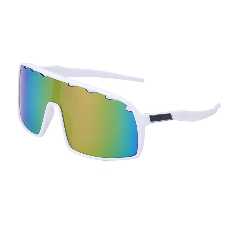 Luxury Brand TR90 Flat Top occhiali da sole occhiali da sole donna Blue Frame lenti a specchio occhiali da sole polarizzati antivento donna UV400