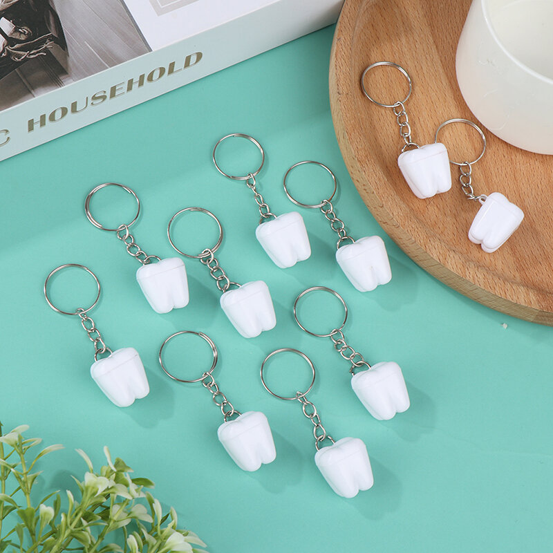 Scatole portaoggetti per denti da latte per bambini a forma di dente da 10 pezzi organizzatore per denti decidui per bambini Mini contenitore in plastica piccola scatola