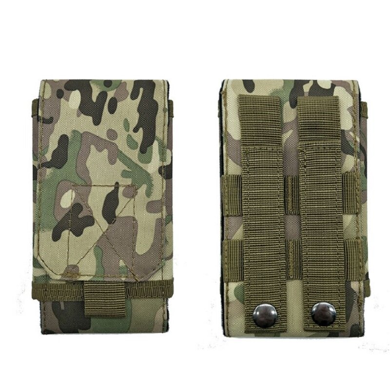 Tactical Invisible Outdoor Mobile Phone Bag Camouflage Oxford Cloth Kettle Bag Handbag Hanging Bag Sports Tactical Waist Bag