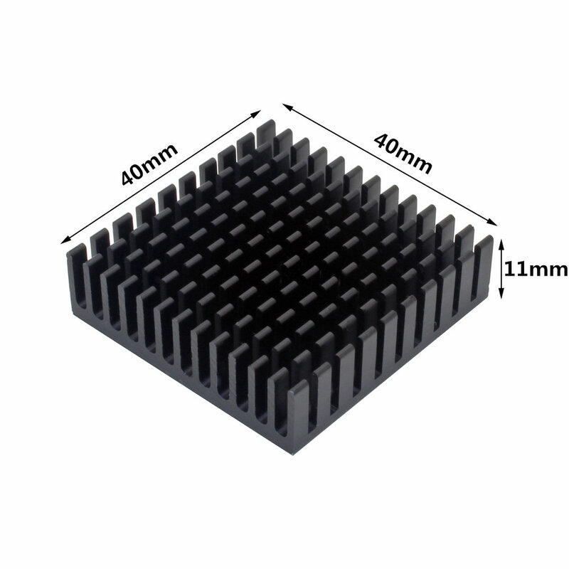 Kühlkörper kühler aus Aluminium kühlkörper für die elektronische Chip kühlung mit Wärme leitband