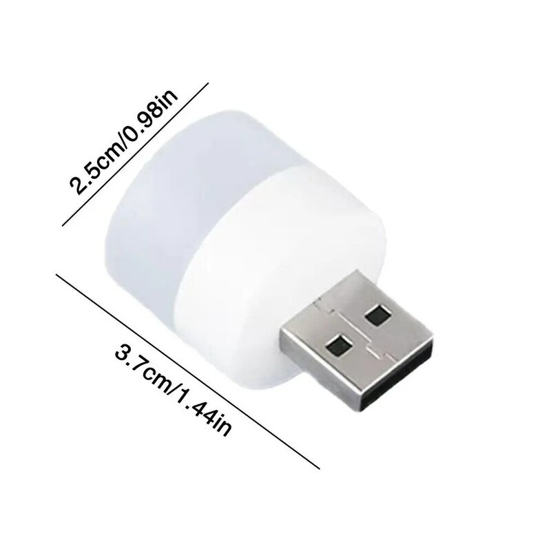 ไฟกลางคืนแบบพกพาแบบ USB ประหยัดพลังงานได้6สีหลอดไฟ LED ขนาดเล็กตกแต่งแบบเสียบปลั๊กไฟสำหรับคืนขนาดเล็กไฟ LED แบบ USB