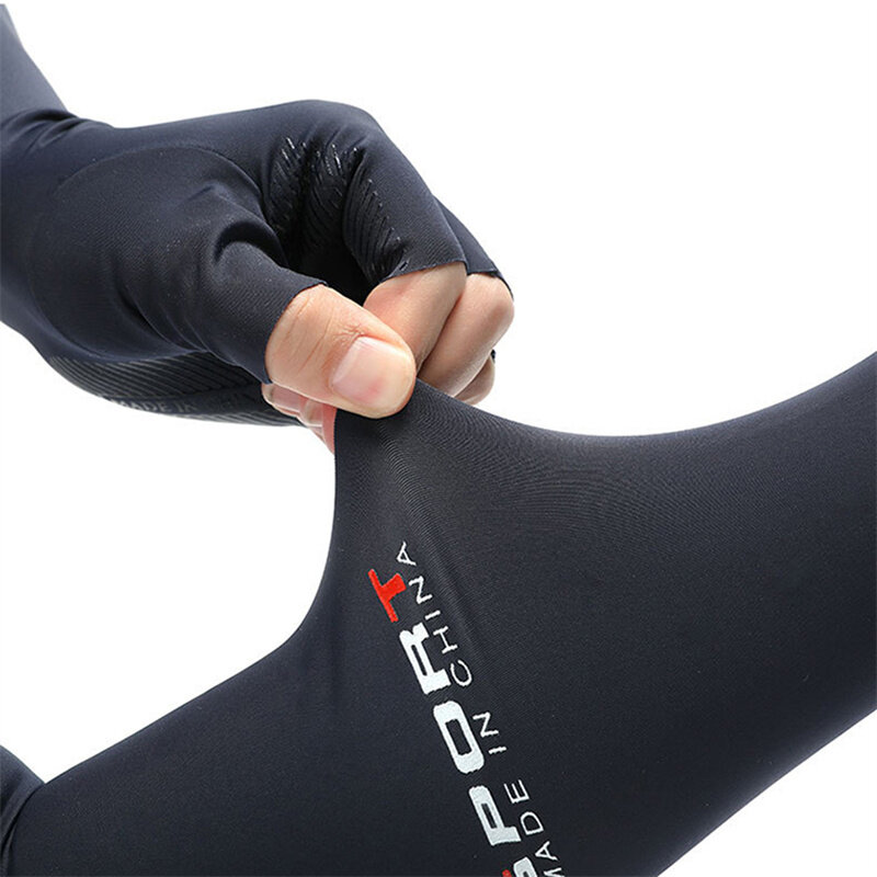 Cool Men Women Arm Sleeve Gloves Running Cycling Sleeves Fishing Bike Sport Protective Arm Warmers UV Protection Cover 2023 New