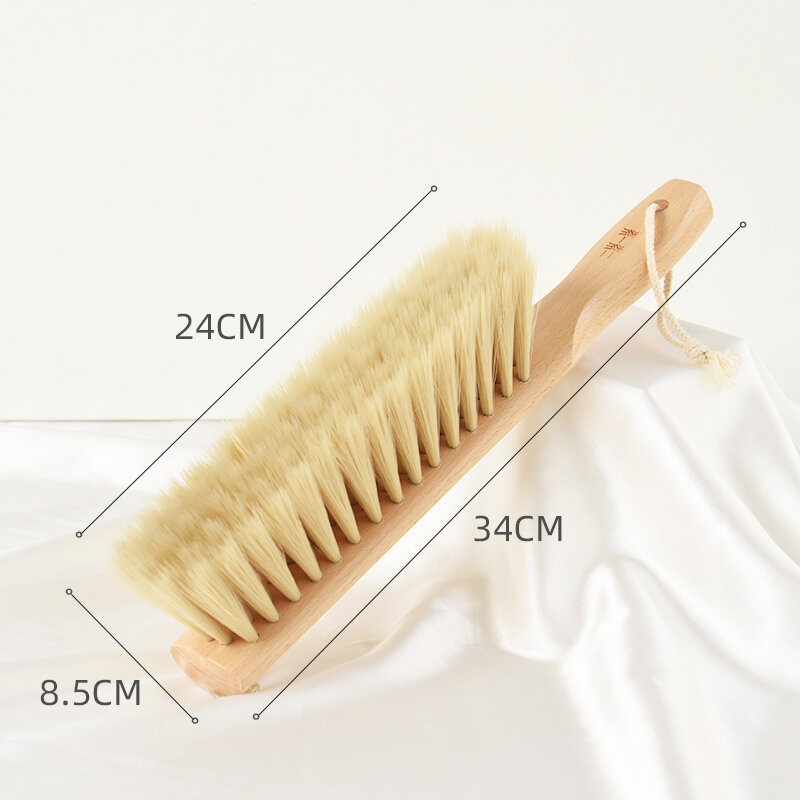 Escova de remoção de poeira doméstica, limpeza da cama, punho longo, cerdas macias, que não shed cabelo, mobiliário infantil, BL50CB