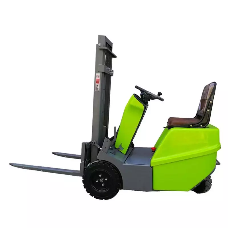 Nowy najnowszy mały elektryczny wózek widłowy 500 kg podnoszenie 2 metry łatwy w obsłudze mini elektryczny podnośnik widelca