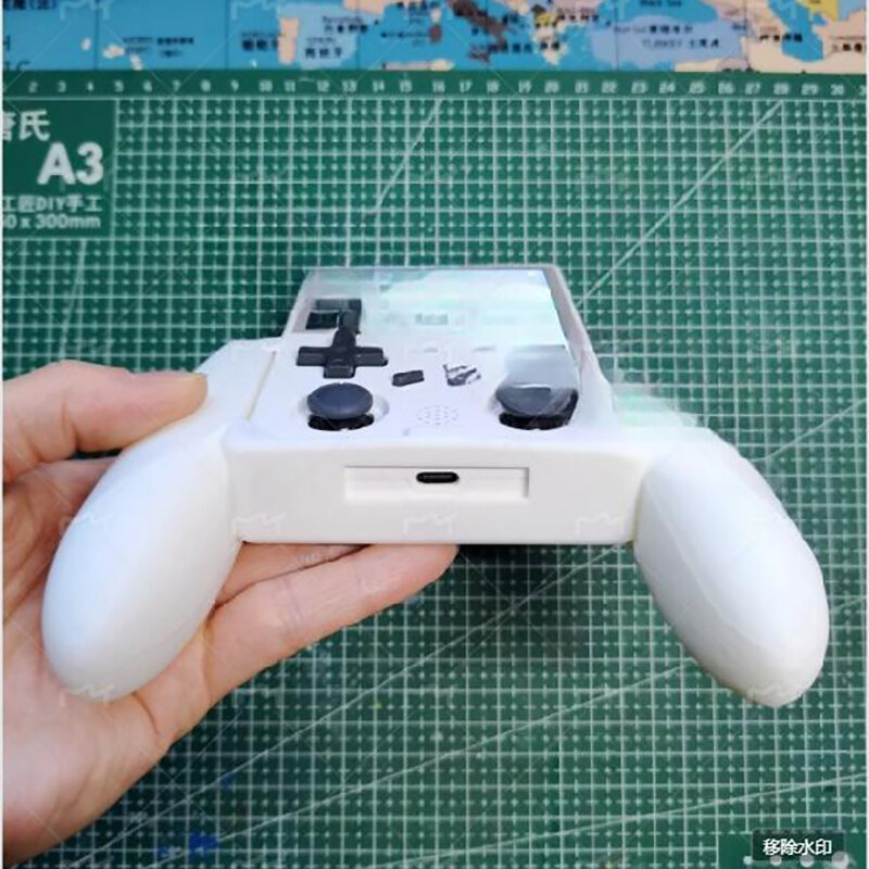 For Anbernic RG35XX Gamepads Grip Handle Palm Grip 3D Printing Game Console Hand Gamepads Grip Palm Base Bracket Stands