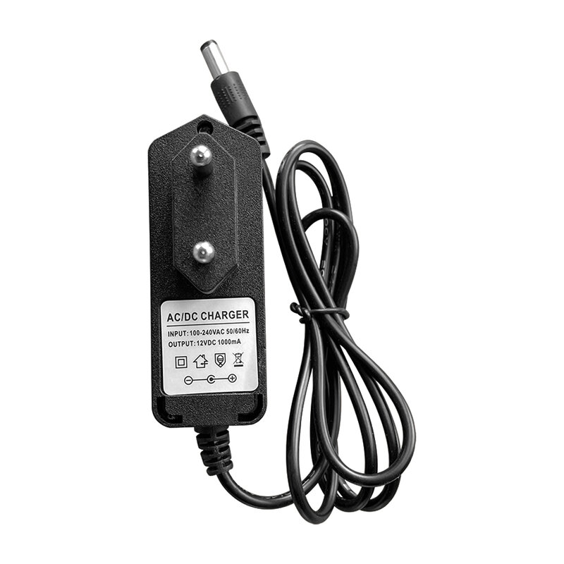 Universal Charger 12V AC Power Adapter Charger with EU Plug and US Plug Suitable for Lithium Electric Drill/Power Screwdriver