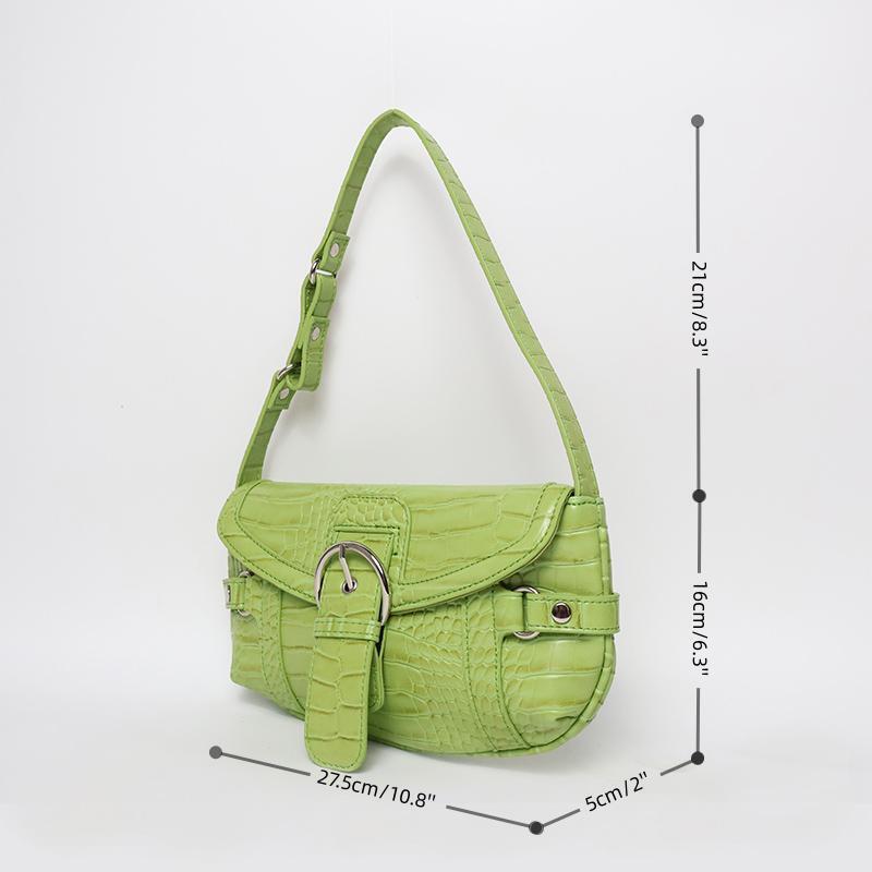 Shoulder Underarm Bag Women's Fashion Solid Color PU Leather Handbags Casual Hobos Purses and Handbag Ladies Hand Bags