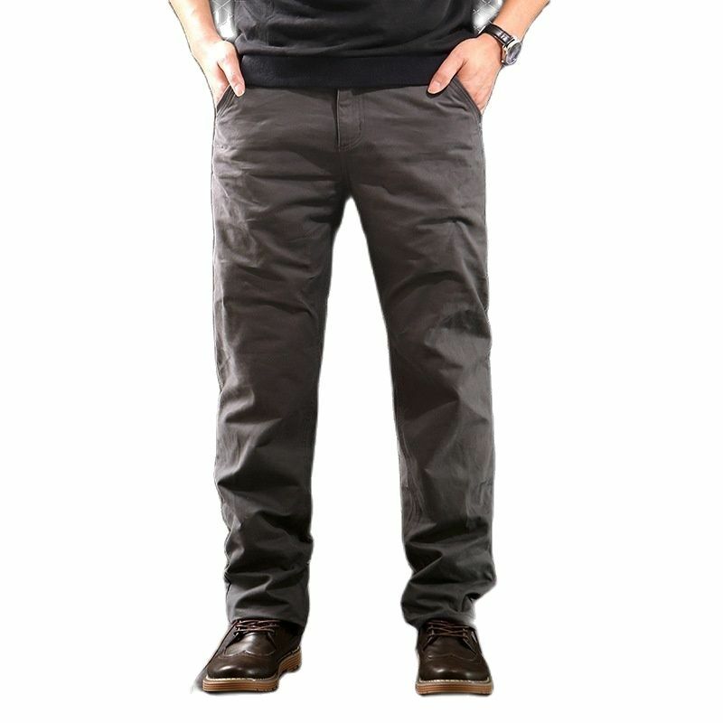 Calças de algodão na moda masculina casual solto baggy carga calças streetwear macacão roupas táticas