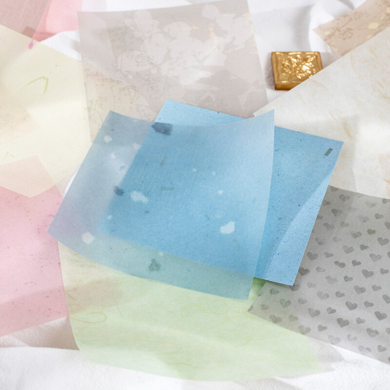 30 stücke pro Los Material Papier Salz Serie Retro einfarbig handgemachte Zelt Dekoration Hintergrund papier nicht klebende Note 6 Arten
