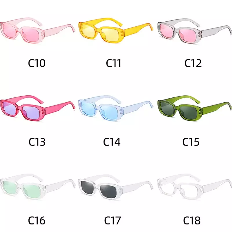 여성용 빈티지 타원형 선글라스, 럭셔리 브랜드, 작은 직사각형 선글라스, 여성용 작은 타원형 안경, UV400 안경, 신제품
