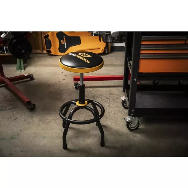 Altura ajustável cadeiras giratórias, Bar Stool, Heavy Duty Steel Frame Stools, Bar cadeira