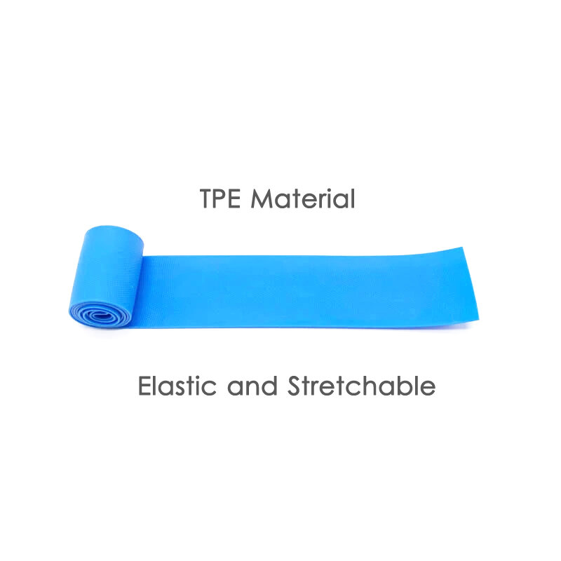 1PC TPE 2.5x45cm Disposable Elastic Tourniquet Band Wound Trauma Treatment Bandage Wrap First Aid Hemostasis Emergency Belt