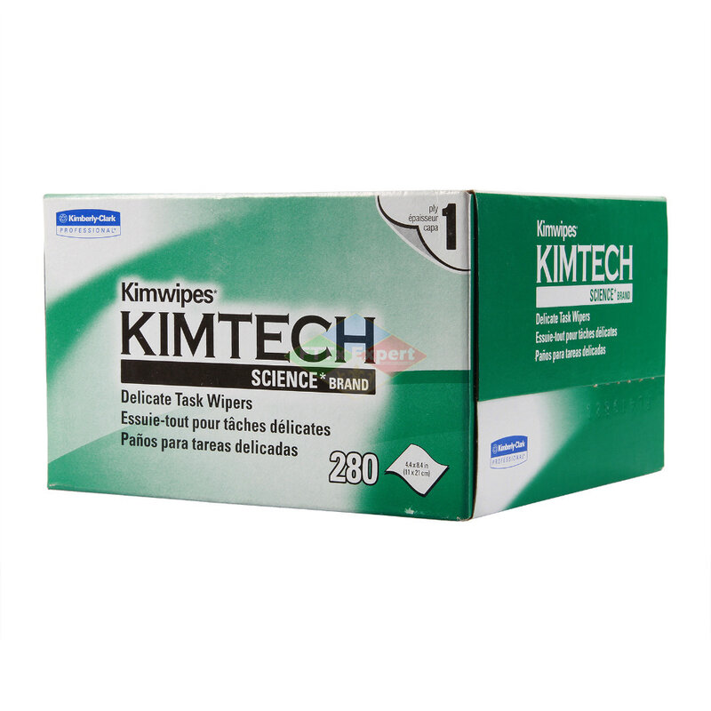 KIMTECH Kimwipes 섬유 청소 종이, Kimperly 와이프 광섬유 와이핑 종이, 미국 수입, 최고의 가격
