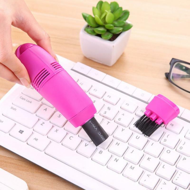 1 ~ 10PCS Mini aspirapolvere spazzola per la pulizia della tastiera detergente per guscio del Laptop spazzola per la polvere aspirapolvere portatile USB portatile