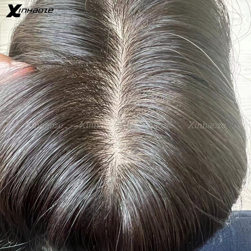 Накладка из натуральных человеческих волос, 13 х15 см