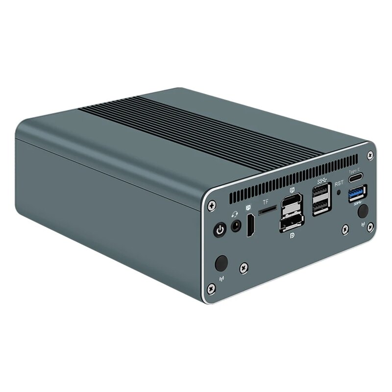 Topton-Servidor Proxmox, 10th Gen Firewall, Mini PC, 2*10G, SFP, 4x, Intel i226-V, U300E 8505, i5-1240P, 2 * DDR5, NVMe, 2 * SATA Soft Router, Novo