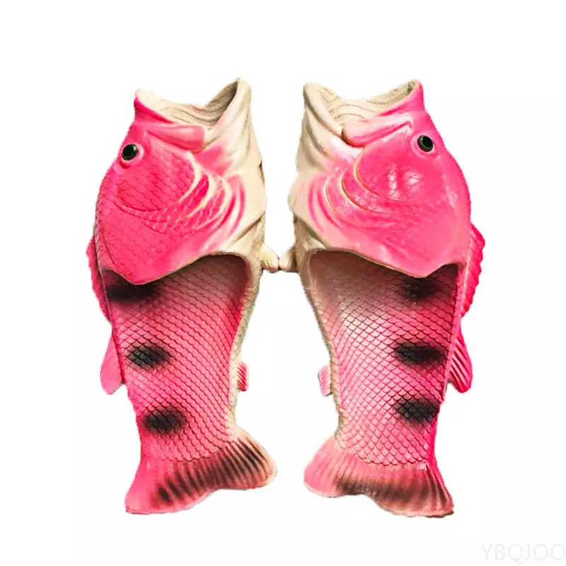 شباشب مضحكة للرجال أحذية عائلية صنادل الوالدين والطفل مقاسات كبيرة 24-47 أحذية صيفية للشاطئ شباشب للأولاد للجنسين للسمك 2022
