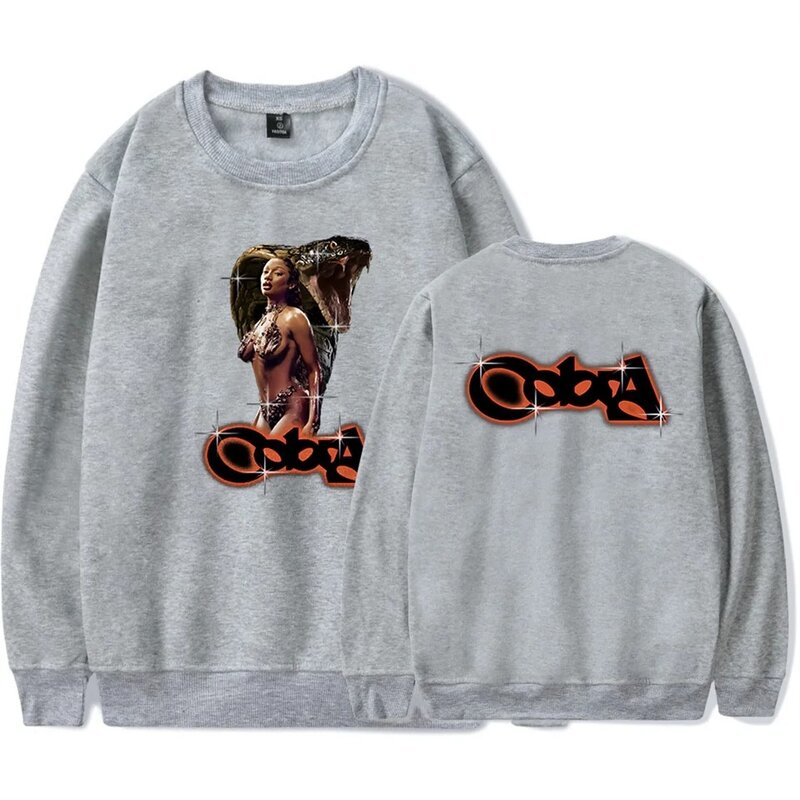 Megan Thee Sweatshirt Album Cobra Crewneck Fashion pakaian atasan unik