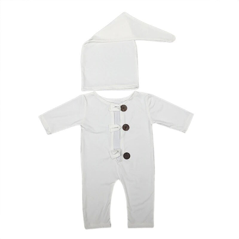 Infant Photoshooting Puntelli Fotografia Outfit Pantaloni Cappello Coperta da doccia per neonati