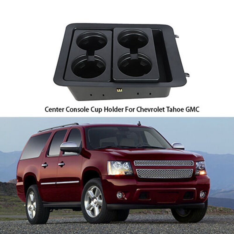 Car Drink Holder Center Console Tray Cup Holder Replacement Accessories 22860866 15828147 For Chevrolet Tahoe GMC