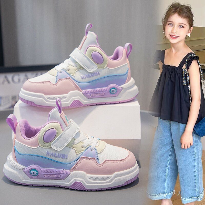 Spring & Autumn Girls Children High Shoes Kids Sneakers Fashion Sports Casual Size 26-37