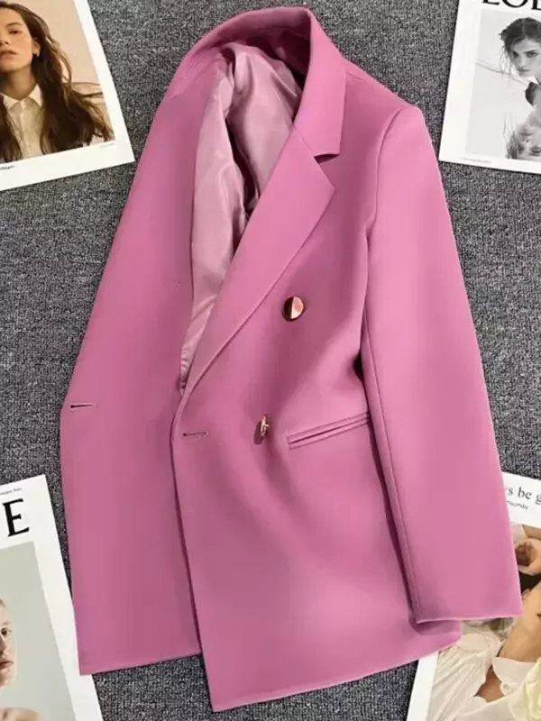 2024 primavera autunno nuovo In giacca da donna Chic elegante Casual sport tuta da donna giacca di lusso moda coreana per blazer da donna