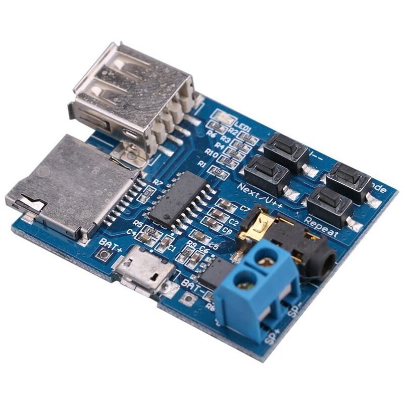 Lossless MP3 Decoding Record MP3 Decoder Support TF Card U Disk Decoding MP3 Player Module for Full Power Amplifier